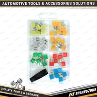 43 Pcs of Charge Micro 2 Blade Fuse Kit - with Multiple Amperage Blade Fuses