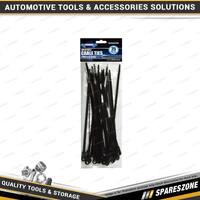 25 Pcs of Charge Mountable Cable Tie - 4.8mm x 200mm Zip Ties Organising Tool