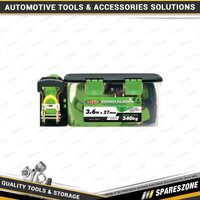 4 Pc Loadmaster 3.6Mx27mm Ratchet Tie Down - with Moulded Handles 340KG Capacity