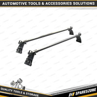 2 Pcs of Loadmaster Gutter Mount Roof Rack - 133cm 95KG Across Both Bars