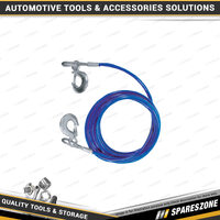 Loadmaster 10mm x 5 Meters Emergency Steel Tow Rope - Super Heavy Duty