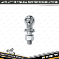 Loadmaster 50mm Chrome Tow Ball - with 52mm Thread 3500KG Capacity