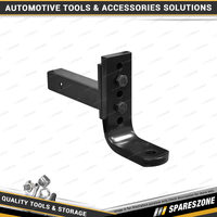 Loadmaster 50mm 2500KG Square Towbar Hitch Ball Mount - 298.5mm Hole Length