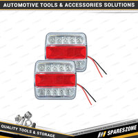 2 Pcs of Loadmaster Trailer Lights - 28 LED Waterproof With Screw On Bases