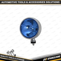 2 Pcs Motolite 100W 200mm Universal Driving Light - Stainless Steel Blue Glass