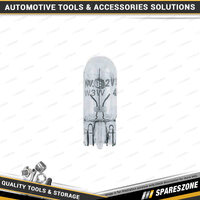 10 Pcs of Motolite 12V 5W Wedge Globe - W2.1 x 9.5D Wedge Light Bulbs