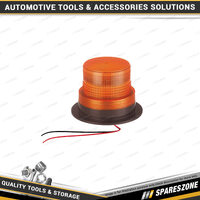 Motolite 60 LED Revolving / Strobe Light - Amber with Screw On Base