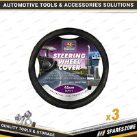 3 x PC Covers 45cm Truck Steering Wheel Covers - Comfortable & Secure Grip