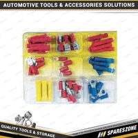 47 Pcs of Pro-Kit Terminal Assortment Kit - Multiple Sizes of Wire Terminals