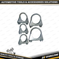 10 Pcs of Pro-Kit Muffler Clamp - 42mm Exhaust Pipe U Bolt Mild Steel Galvanised