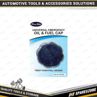 Pro-Kit Oil & Fuel Cap - Universal Emergency Simple Push / Pull Design