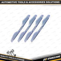 4 Pcs of Pro-Kit Clear Door Guard - Soft PVC Adhesive Backing Car Protection