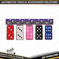 Pro-Kit Groovy Fluffy Dice - Blue Color Automotive Interior Accessory