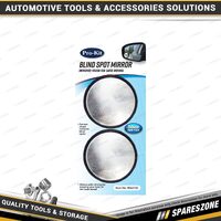 2 Pcs of Pro-Kit Mirror - 51mm 2 Inch Blind Spot Simple to Attach Dual Vision