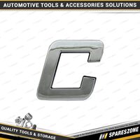 Pro-Kit Decorative Letter C - Package of 10 Car Exterior Vehicle Body Decoration