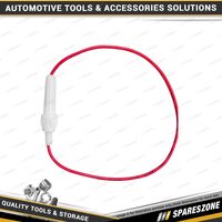 100 Pcs of Pro-Kit Fuse Holder - Nylon Pack Fuse Tap Holder Adaptor