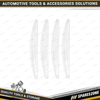4 Pcs of Pro-Kit Transparent Door Edge Protector Set - Strong Adhesion