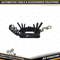 14 Pcs of PK Tool SAE Bike & Motorcycle Tool Combo Kit - Handy Penknife Style