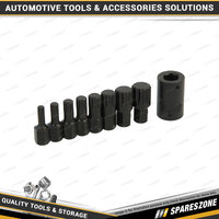 9 Pcs of PK Tool 1/2" Dr Impact Spline Bit Set - for Impact & Extreme Torque