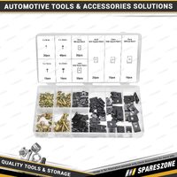 170 Pcs of PK Tool U-Clips & Screw Assortment - In Re-Sealable Plastic Case