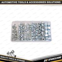 150 Pcs of PK Tool Nylon Locknut Assortment - In Re-Sealable Plastic Case