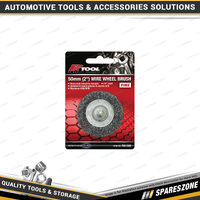 PK Tool 50mm 2 Inch Wire Wheel Fine Brush - Heavy Duty Industrial Strength