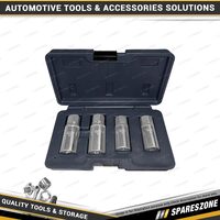 4 Pcs of PK Tool Stud Extractor Kit - 1/2 Inch Dr Studs 19 & 22mm Spanner Hex