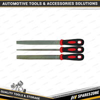 3 Pcs of PK Tool 200mm 8 Inch Engineeers File Set - Flat Round & Half Round