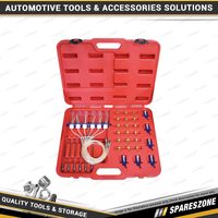 36 Pcs PK Tool Diesel Injection Leak Back Master Kit - Measures Return Fuel Flow