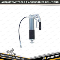 PK Tool 400cc Double Pumping Action Grease Gun - with Extendable Handle