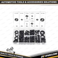 180 Pcs of PK Tool Rubber Grommets Assortment - In Re-sealable Plastic Case