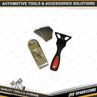 2 Pcs of PK Tool Safety Scraper Set - Push Lock Scraper with 10 Extra Blades