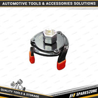 PK Tool Oil Filter Wrench - 3 Claw Fits Filters 50 - 90mm with Adaptor