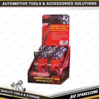 12 Pcs of PK Tool 37cm 15" Mini Magnetic Telescopic Pick Up Tool with LED Light