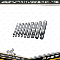 9 Pcs of PK Tool Hollow Punch Set - Hole Punch Leather Gasket Punching Tool