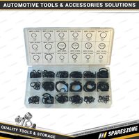 225 Pcs of PK Tool Retaining & Snap Rings Assortment - Re-Sealable Plastic Case