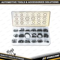 300 Pcs of PK Tool Retaining & Snap Rings Assortment - Re-Sealable Plastic Case