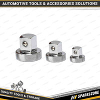 3 Pieces of PK Tool Low Profile Socket Adaptors Set - with Hand Ring