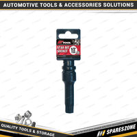 PK Tool 1/2 Inch Drive Impact Star Bit Socket - T25 6 Point 78mm SNCM Steel