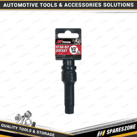 PK Tool 1/2 Inch Drive Impact Star Bit Socket - T40 6 Point 78mm SNCM Steel