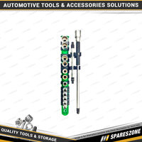 13 Pcs of PK Tool Spinner Wrench Set - 1/4 Inch Drive T-Handle & Sockets