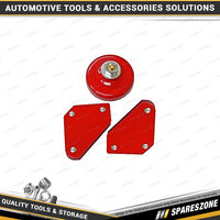 3 Pcs of PK Tool Mini Welding Magnetic Set - Two Arrow & One Ground Block