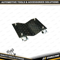 2Pc PK Tool Wheel Dolly Set - Heavy Duty Formed Steel Plate 680KG Capacity Each