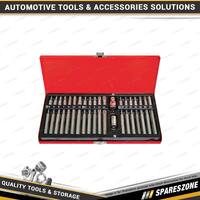 40 Pcs of PK Tool 10mm Hex & Star & Spline Bits Set - 30mm & 75mm Length