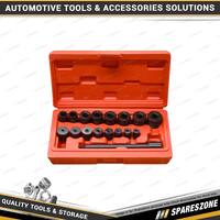 17 Pcs of PK Tool Clutch Alignment Tool with 8x Spigot Adaptor & 8x Guide Sleeve