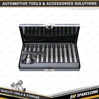 15 Pcs of PK Tool 10mm Hex Star Bits Set - with 30mm & 75mm Star Type Bits