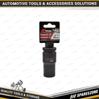PK Tool 3/4" Drive Deep Impact Socket - 22mm 6 Point Black Phosphate Finish