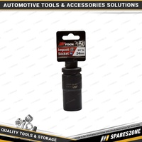 PK Tool 3/4" Drive Deep Impact Socket - 24mm 6 Point Black Phosphate Finish