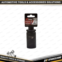 PK Tool 3/4" Drive Deep Impact Socket - 28mm 6 Point Black Phosphate Finish