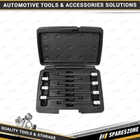 7 Pcs of PK Tool 1/4" Drive 118mm Ball End Star Bits Socket Set - S2 Steel Cr-V